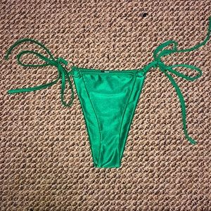 NEVER WORN OR USED green/turquoise bikini bottoms